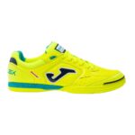SCARPE CALCIO A 5 TOP FLEX 23 INDOOR GIALLO FLUORESCENTE BLU NAVY TOPS2309IN