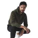 Felpa con cappuccio BS333 Black Spider - cotone e poliestere