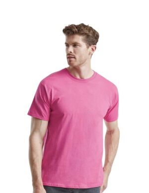 00% cotone filato ad anelli Belcoro. T-shirt manica corta set-in, collo con costina in cot./Lycra e fettuccia interna per maggiore comfort