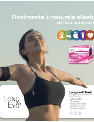 Longevo Tonic integratore alimentare, naturale, energia.