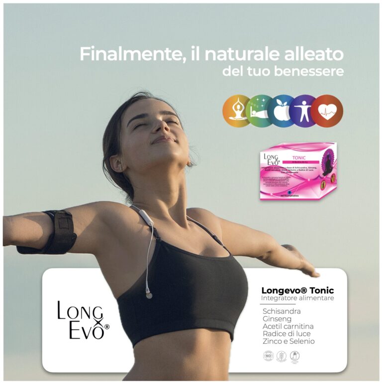 Longevo Tonic integratore alimentare, naturale, energia.